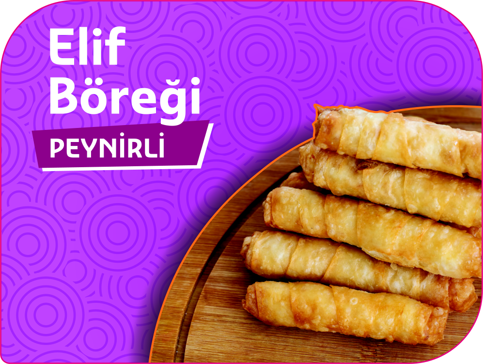 elif-boregi-peynirli Peksimet Elif Böreği 600gr (Çiğ, Donuk) - Görsel 1
